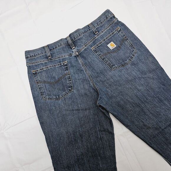 Carhartt Other - Carhartt Jeans Mens 38X30 Relaxed Fit Denim Blue Workwear Rugged Utilitarian